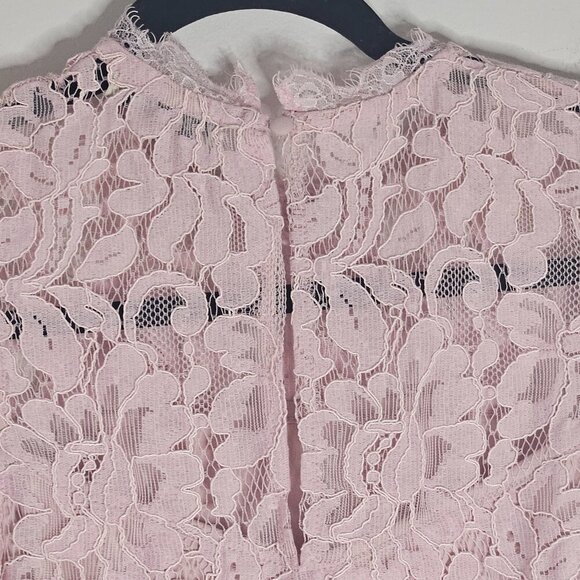 NWT Pink Lace Cocktail Dress Small - Picture 5 of 12